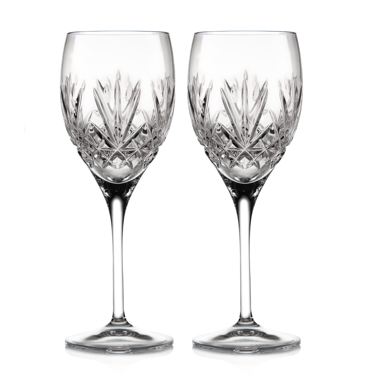 Cashs Ireland Crystal Annestown White Wine Glass, 1+1 Free